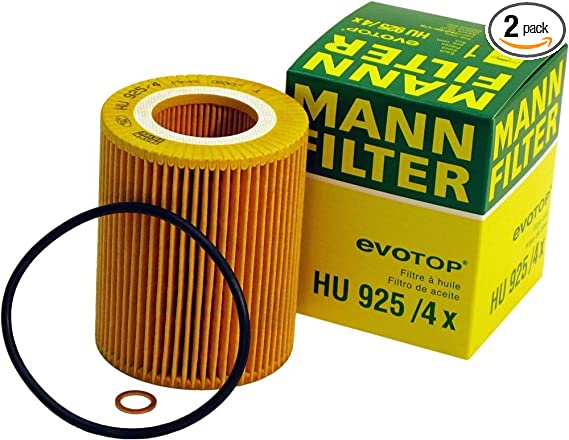 Mann-Filter HU 925/4 X Metal-Free Oil Filter (Pack of 2) By SUINPLA