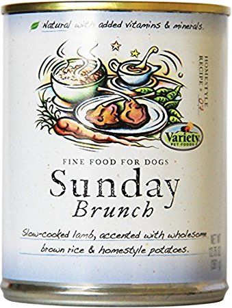 Homestyle Recipes, Sunday Brunch with Lamb, 12/12.75-Ounce Cans, Natural Dog Food