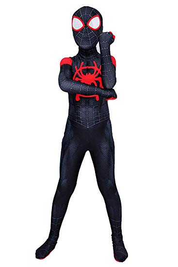 Panmeihua Kids Superhero Spandex Costume Cosplay 3D Zentai Full Bodysuit