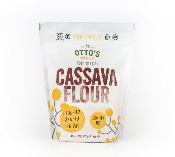 Otto's Naturals - 100% Natural Cassava Flour Made from Yuca Root - 2lb Bag