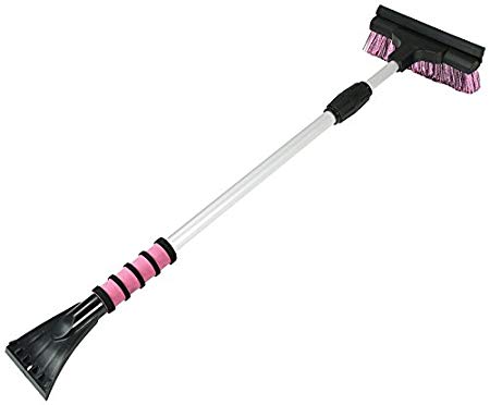 Mallory S12-577-EPKUS Pink Telescopic 45" Snow Broom