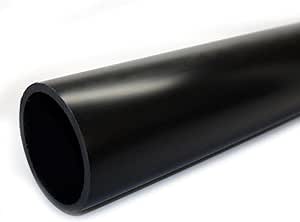 DWV Drain Pipe - Black ABS Custom Size and Length 3 inches (3.0) Inch - 3 inches x 3'