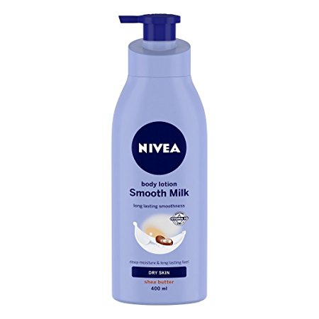 Nivea Smooth Milk Body Lotion for Dry Skin, 400ml