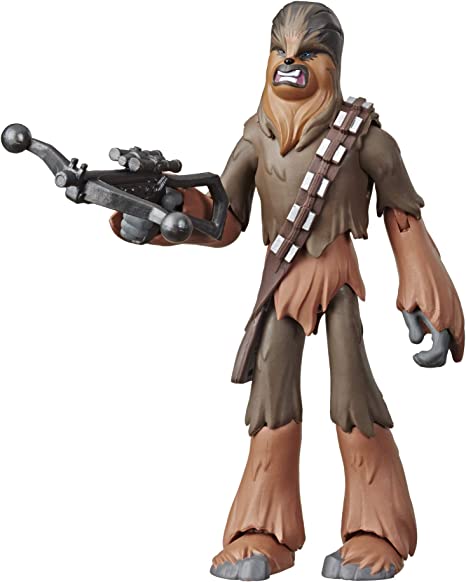 Star Wars Galaxy of Adventures The Rise of Skywalker Chewbacca 5"-Scale Action Figure Toy with Fun Action Move