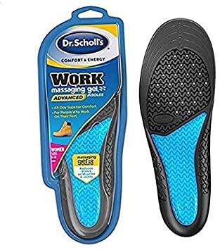 Work Insoles All-Day Shock Absorption and Reinforced Arch Support That Fits in Work Boots and More (for Women's 6-10) Update Version (1 Pair (Women's 6-10))