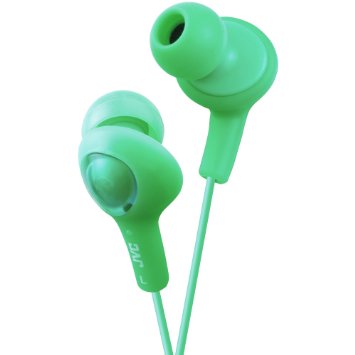 JVC HAFX5G Gumy Plus Inner Ear Headphones (Green)