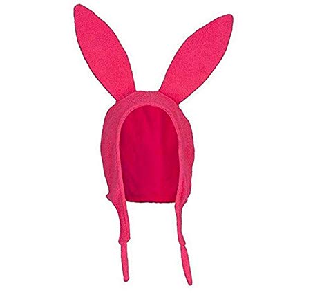 Lovely Louise Pink Ears Hat, Family Matching Halloween Costume Cosplay Rabbits Ear Fleece Cap Hat
