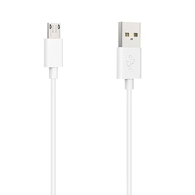 Jeasun 16ft Power Extension Cable for WyzeCam/WyzeCam V3/ WyzeCam Pan/Wyze Cam Pan V2/ KasaCam/NestCam Indoor/Yi Cam,USB to Micro USB Charging and Data Sync Cord - 5m White