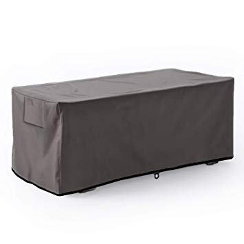 Leader Accessories Waterproof Deck Box/Storage Ottoman Bench Cover for Keter/Lifetime/Suncast/Rubbermaid Deck Box XL-Size