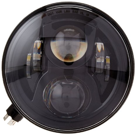 JW Speaker 8700 Evolution 2 - 7" Round LED Headlight - Black