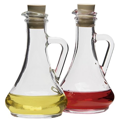 Aura Oil And Vinegar Cruets, 8.75 oz - Set of 2 Bottles
