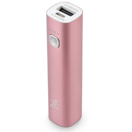 iXCC  3200mAH Power Bank - Portable External Battery Charger for Apple, Samsung, Android devices and More [Pink]