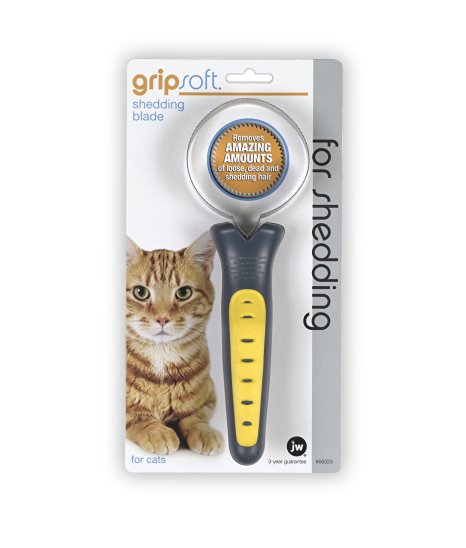 JW Pet Company GripSoft Cat Shedding Blade