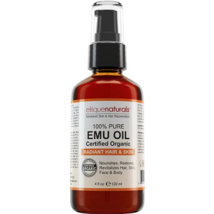 Emu Oil Pure HUGE 4 OZ VALUE SIZE Pure Emu Oil For Hair Growth Hair Conditioner And Hair Health - Emu Oil Hydrates The Skin And Is A Great Skin Moisturizer On Its Own