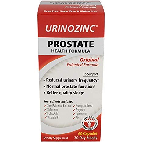 Urinozinc Prostate Formula, 60 Count by Urinozinc