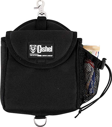 Cashel Snap-on Lunch Bag Horse Saddle Accessory - Color Choice: Black, Brown or Hot Leaf