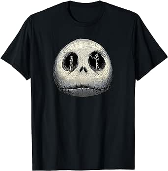 Disney The Nightmare Before Christmas Sally and Jack Face T-Shirt