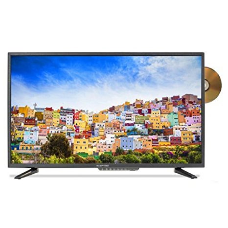 Sceptre 32" Class HD (720P) LED TV (E325BD-SR) with Built-in DVD