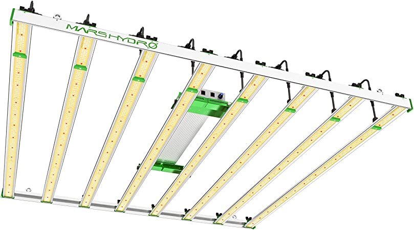 MARS HYDRO FC8000 800W LED Grow Lights for Indoor Plants 2968PCS LM301B Samsung Osrams Diode 5x5ft Full Spectrum Commercial Grow Farming Light Detachable Dimmable Daisy Chain 2.9umol/J