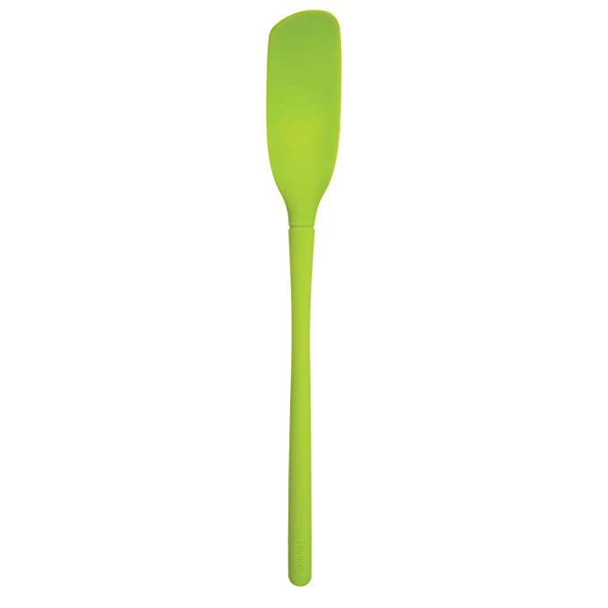 Tovolo Flex-Core All Silicone Flexible Edge Blender Spatula, Spring Green