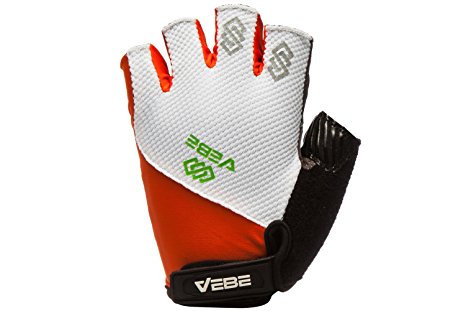 VEBE Mulit-functional Cycling Gloves Biking Bicycle Half Finger and Anti-slip Glove for Men & Women Hiking Riding Cross-country Summer Sport