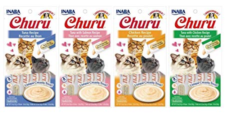 INABA Churu Lickable Purée Natural Cat Treats