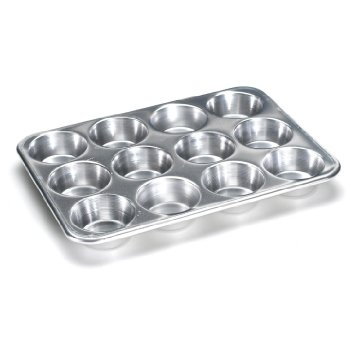 Nordic Ware Natural Aluminum Commercial Muffin Pan, 12 Cup