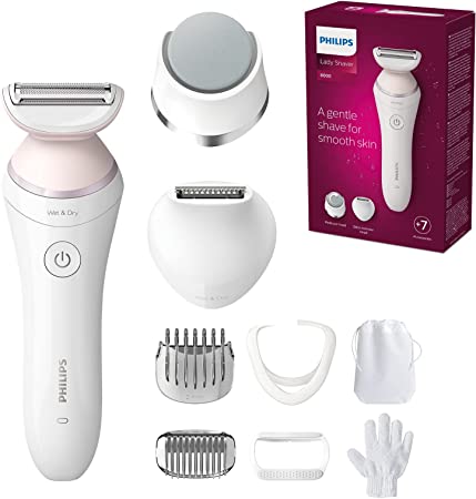 Philips Lady Shaver Series 8000 BRL176/00 Cordless Shaver with Wet and Dry use BRL176/00, White