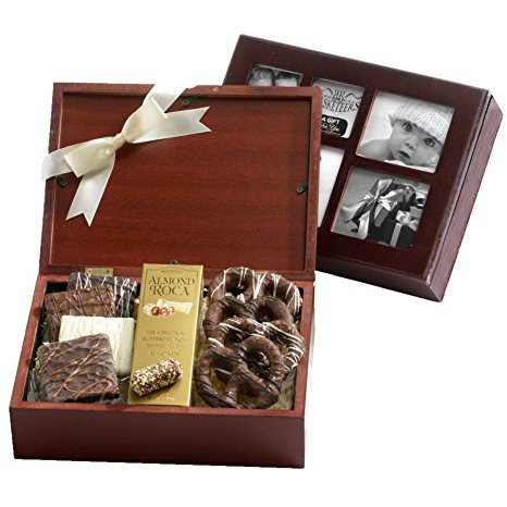 Broadway Basketeers Chocolate Photo Gift Box - A Unique Chocolate Gift Basket Idea