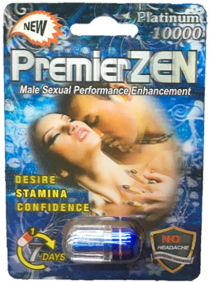 Premier Zen Blue Platinum 10000 3D - 20 Pills Male Enhancement Pill - Fast US Shipping