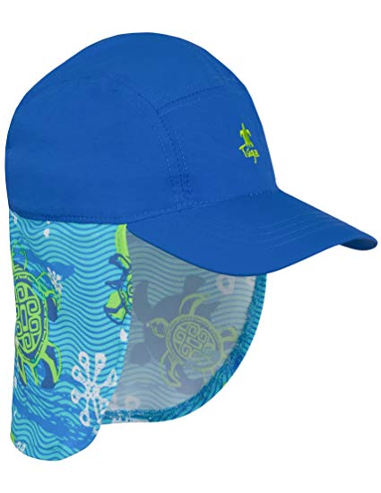 Tuga Boys Flap Hats - UPF 50  Sun Protection Sun Hats