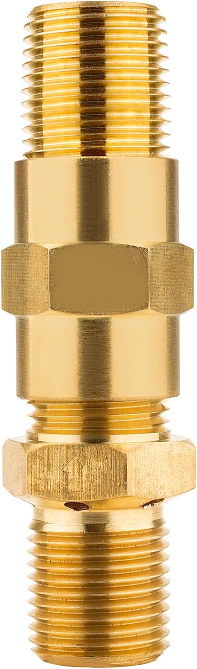 Skyflame LP Propane Gas Fire Pit Air Mixer Valve 1/2", Solid Brass, 90K BTU Max Capacity