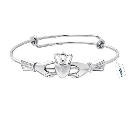 SENFAI The Claddagh Adjustable Copper Female Bracelet & Bangle