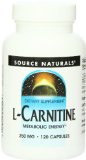 Source Naturals L-Carnitine 250mg 120 Capsules