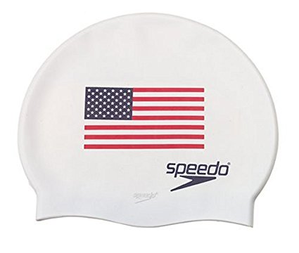 Speedo Silicone 'Flag' Swim Cap