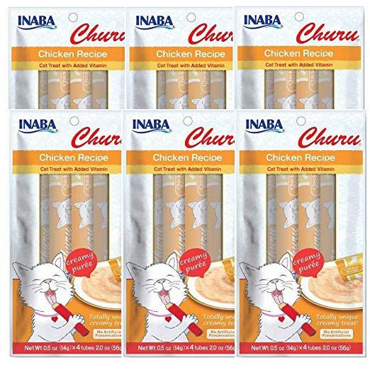 INABA Churu Lickable Creamy Purée Cat Treats