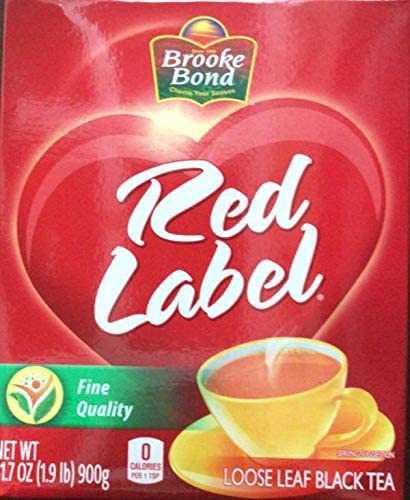 Brooke Bond Red Label Loose Black Tea 900g Box, Natural