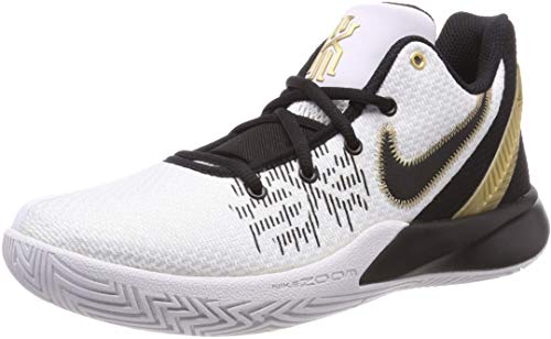 Nike Men's Kyrie Flytrap II Zoom cushioning Basketball Shoes ( White/Black / #95 )