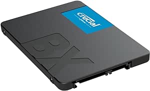 Crucial BX500 SATA SSD 4TB, 2,5" Interne SSD Festplatte, bis zu 540MB/s, 4TB SSD kompatibel mit Laptop und Desktop (PC), 3D NAND, Dynamische Schreibbeschleunigung - CT4000BX500SSD101