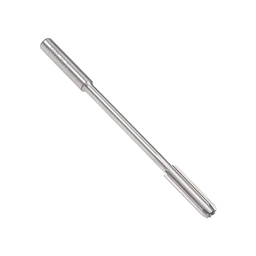 uxcell 4.8mm Chucking Reamer, HSS Cobalt M35 Lathe Machine Reamer D4 6 Straight Flutes, Round Shank Milling Cutting Tool, for Stainless Steel Alloy Copper Metal