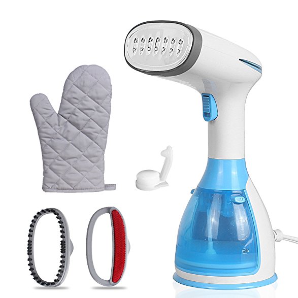Handheld Garment Steamer 280ml, Portable Fast Heat-up Fabric Wrinkles Steamer for Travel and Home