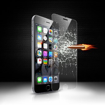 Levin8482 iPhone 6 Tempered Glass Screen Protector 25DPremium 033mm HD Clear Tempered Glass Screen Protector 47 with Anti-Scratch Anti-Fingerprint Bubble Free Explosion-Proof and Pressure-Resistant Function iphone 665288Display Screen Only