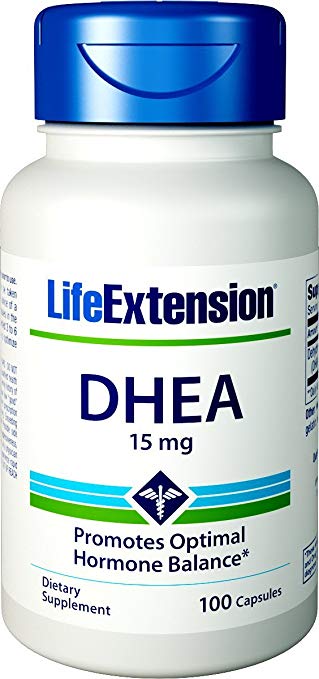 Life Extension DHEA 15mg 100 Capsules