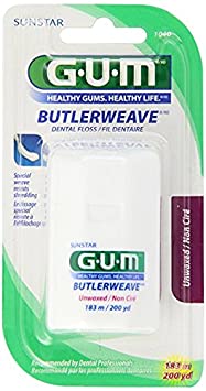 GUM Butler Weave Unwaxed 200 yrds (Pack of 2)