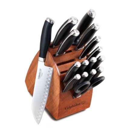 Calphalon Contemporary Cutlery Set with Knife Block 17-Piece