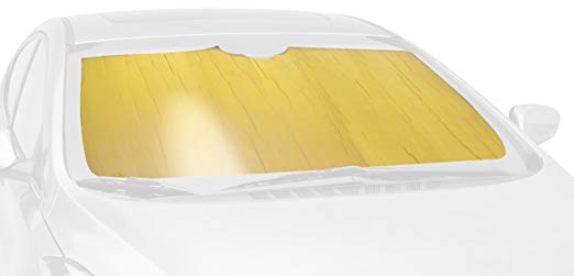 Intro-Tech FD-58-G Custom Fit Windshield Sunshade for select Ford Escape Models, Gold