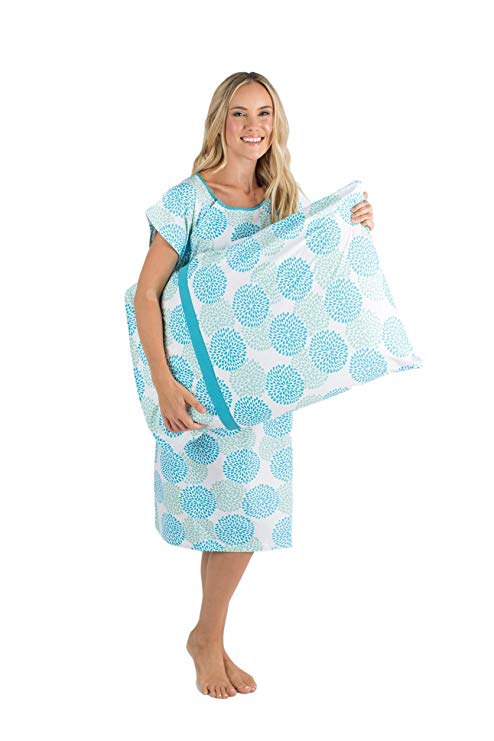 Gownies - Labor and Delivery Hospital Gown and Matching Pillowcase-Labor Kit