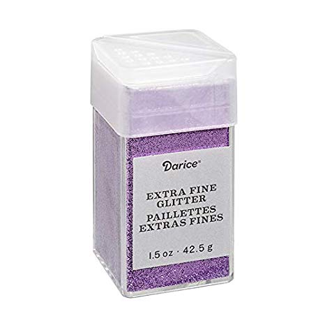 Darice 30029632 Extra Fine, Orchid Purple, 1.5 Ounces Glitter