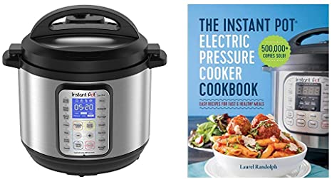 Instant Pot DUO Plus 8 Qt 9-in-1 Multi- Use Programmable Pressure Cooker, Slow Cooker, Rice Cooker, Yogurt Maker, Egg Cooker, Sauté, Steamer, Warmer, and Sterilizer and Fast & Healthy Meals Cookbook