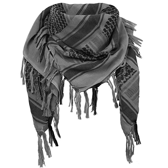 FREE SOLDIER 100% Cotton Military Shemagh Tactical Desert Keffiyeh Head Neck Scarf Arab Wrap